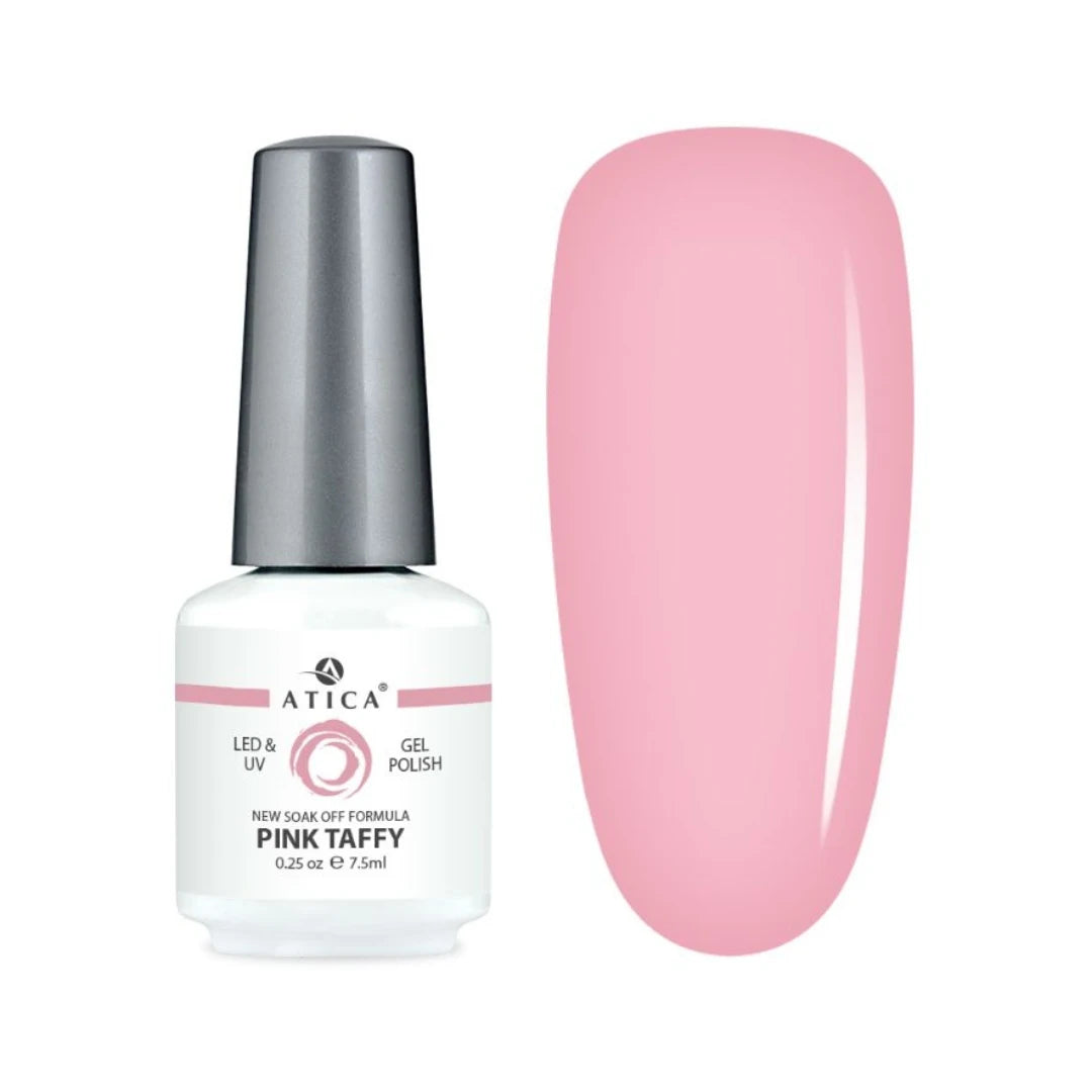 Atica Gel Polish – Pink Taffy GPM148 7.5ml Pastel Pink Gel Polish