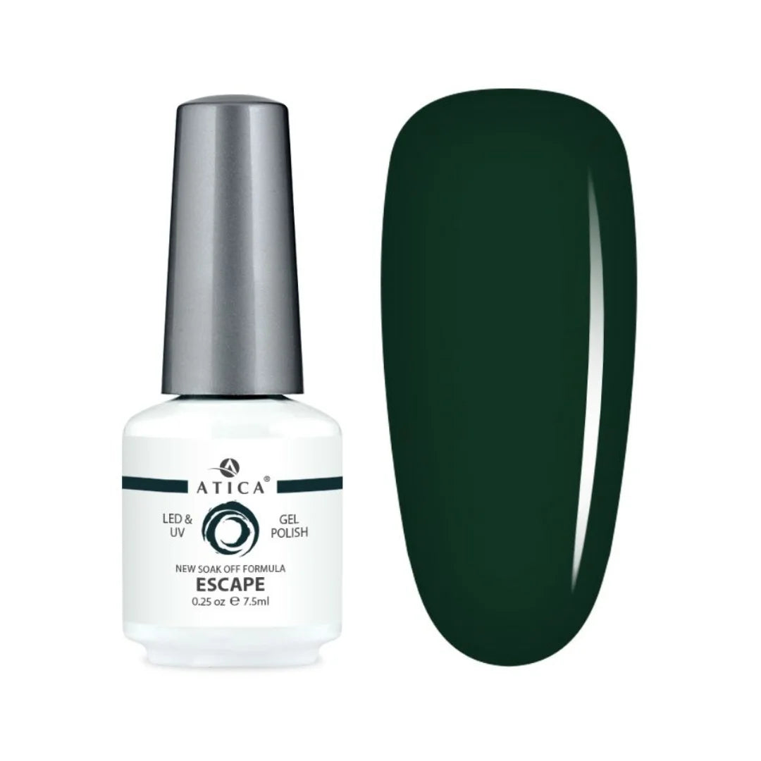 Atica Gel Polish – Escape GPM161 7.5ml Deep Forest Green Gel Polish
