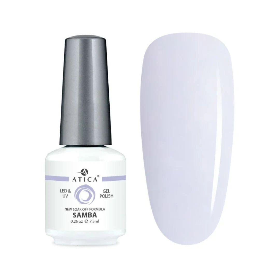 Atica Gel Polish – Samba GPM165 7.5ml Milky Pastel Lilac Gel Polish