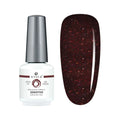 Atica Gel Polish – Sensitive GPM178 7.5ml Deep Burgundy Black Red Glitter Gel Polish