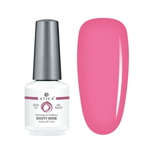 Atica Gel Polish Dusty Rose – Bright Rose Pink Gel Polish 7.5ml