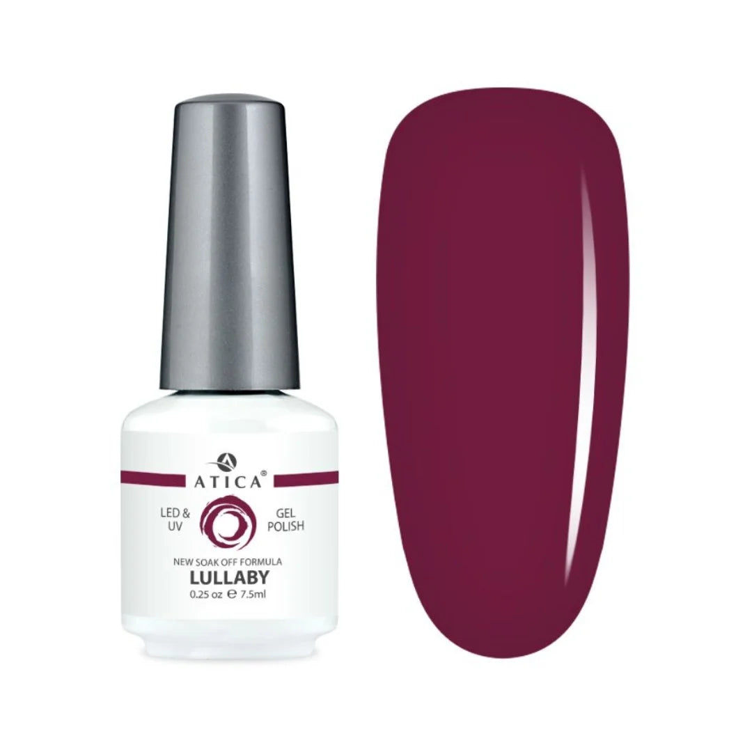 Atica Gel Polish Lullaby – Deep Plum Gel Polish 7.5ml