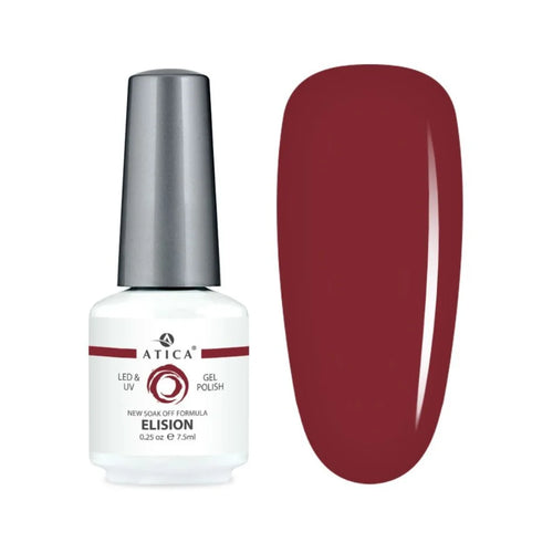 Atica Gel Polish Elision – Burgundy Gel Polish 7.5ml