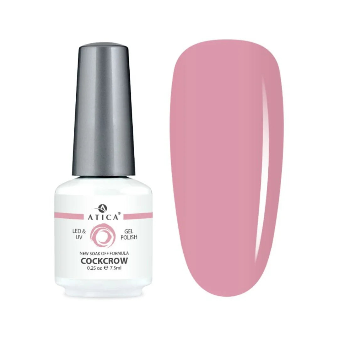 Atica Gel Polish COCKCROW – Warm Rose-Pink Shade 7.5ml