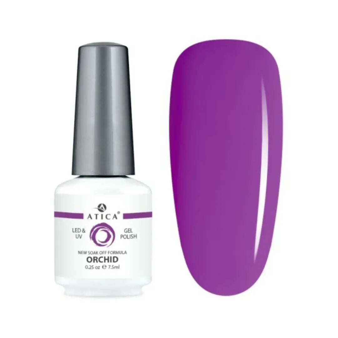 Atica Gel Polish Orchid GPM24 Bright Orchid Purple 7.5ml