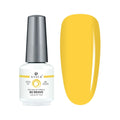 Atica Gel Polish – Be Brave 7.5ml bright warm yellow gel polish swatch