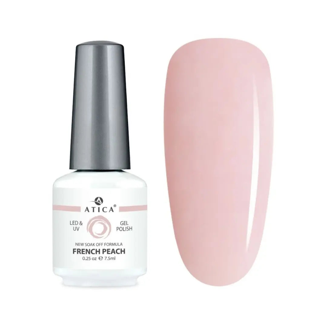Atica Gel Polish – French Peach GPM89 7.5ml Peach Pink Gel Polish