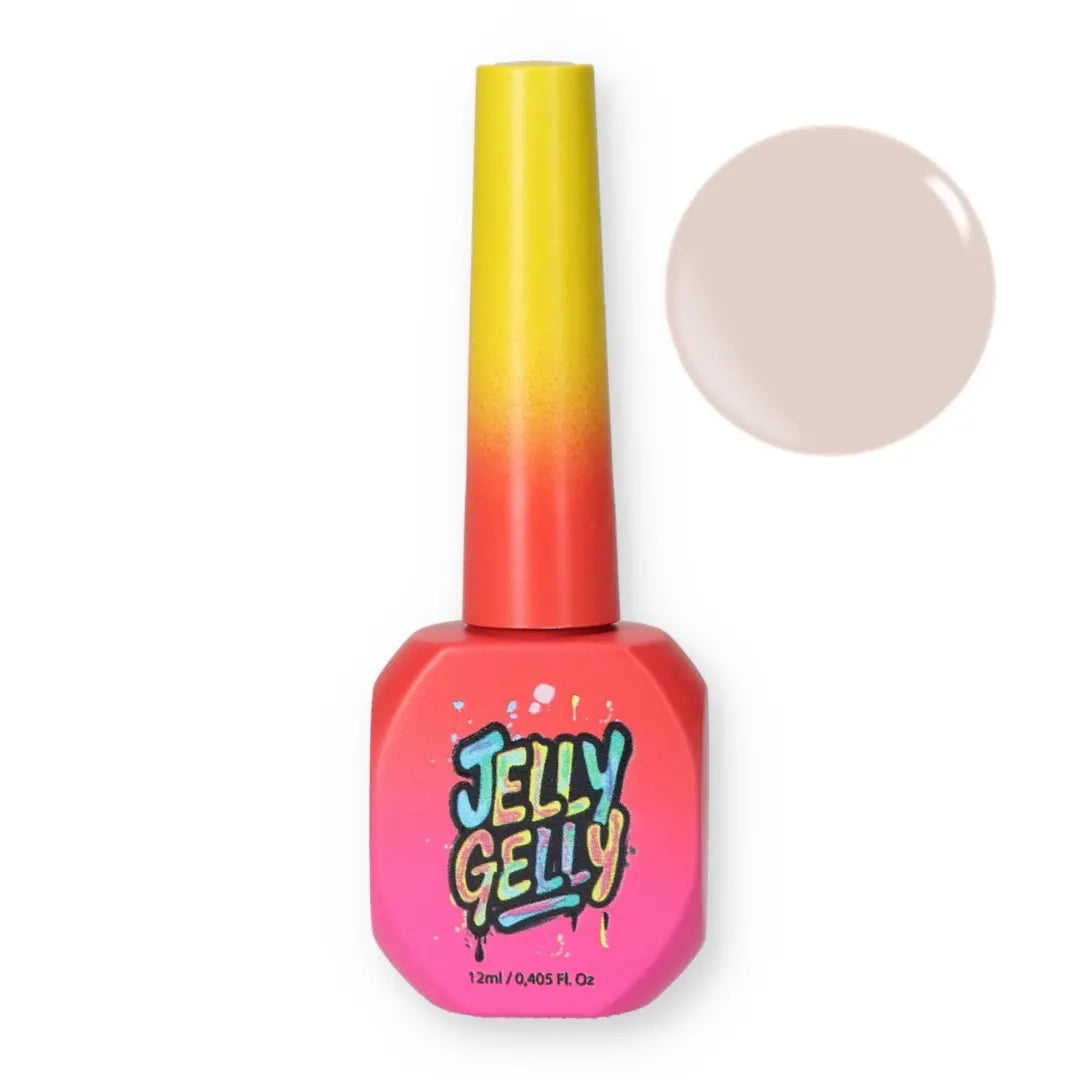 Jelly Gelly Hard Base (Fiber) Fresh Beige 12ml bottle.