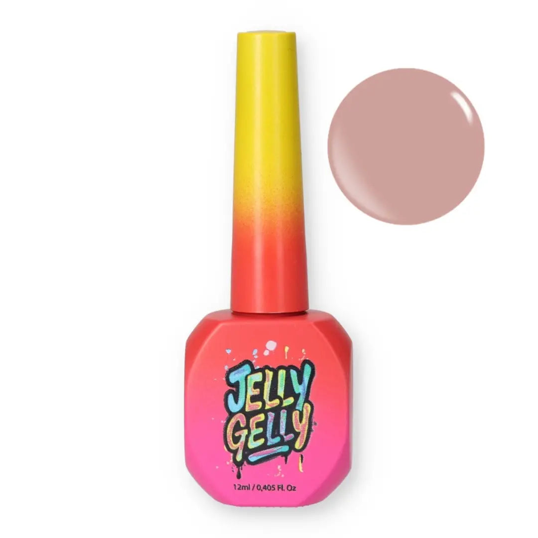 Jelly Gelly Hard Base (Fiber) Powder Puff 12ml bottle.
