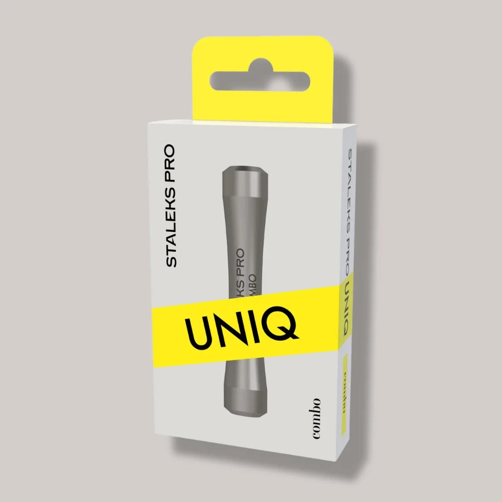 Combo UNIQ 10 Handle – lightweight, ergonomic, and customizable pusher handle for nail professionals.