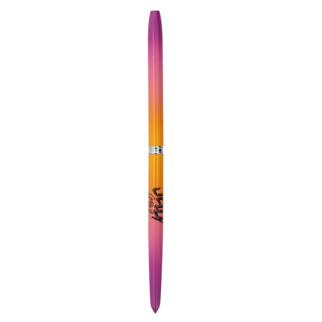 Jelly Gelly square gel/polygel brush with metal cap and nylon bristles

