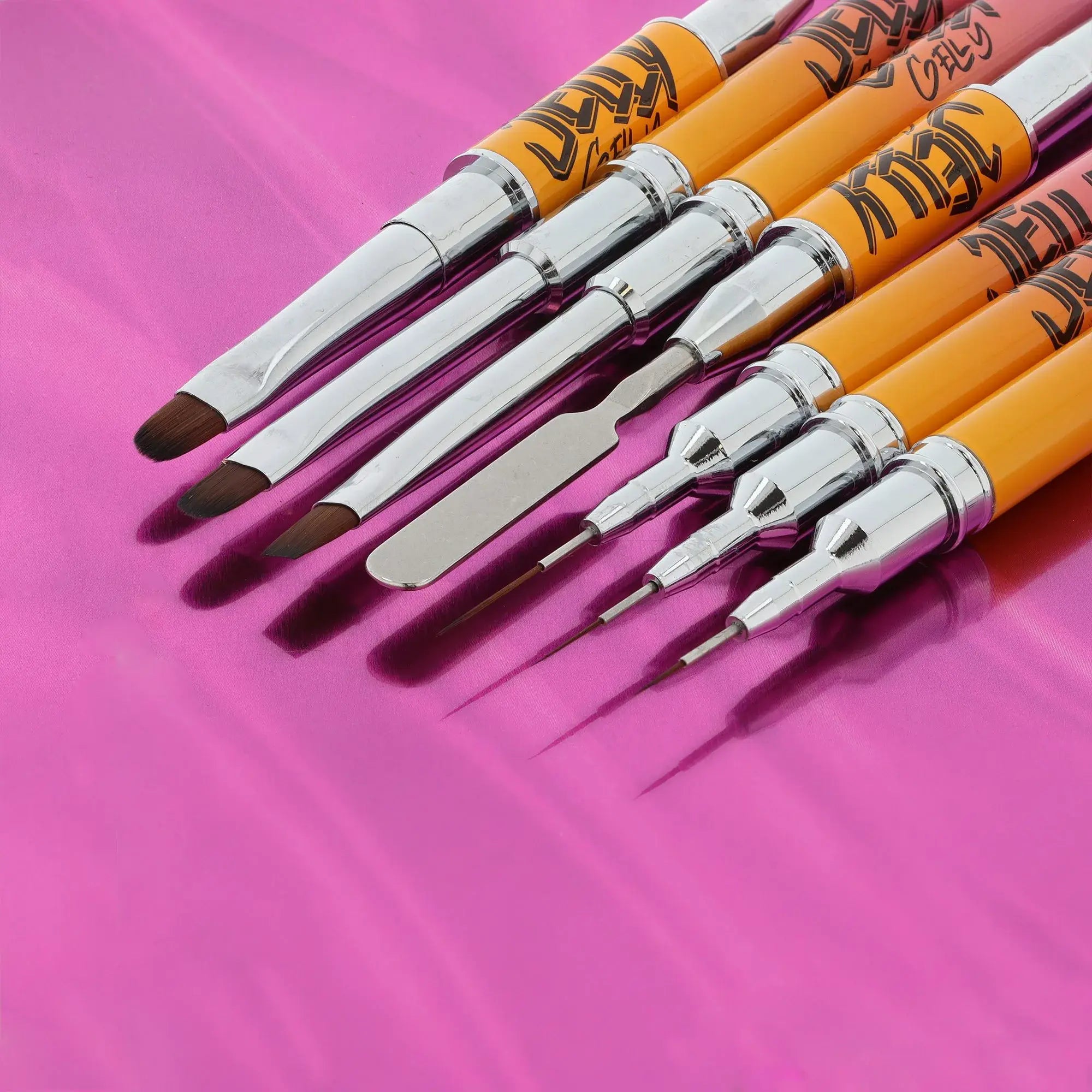 Jelly Gelly Square Gel/Polygel Brush · precise square brush for shaping gel and polygel.