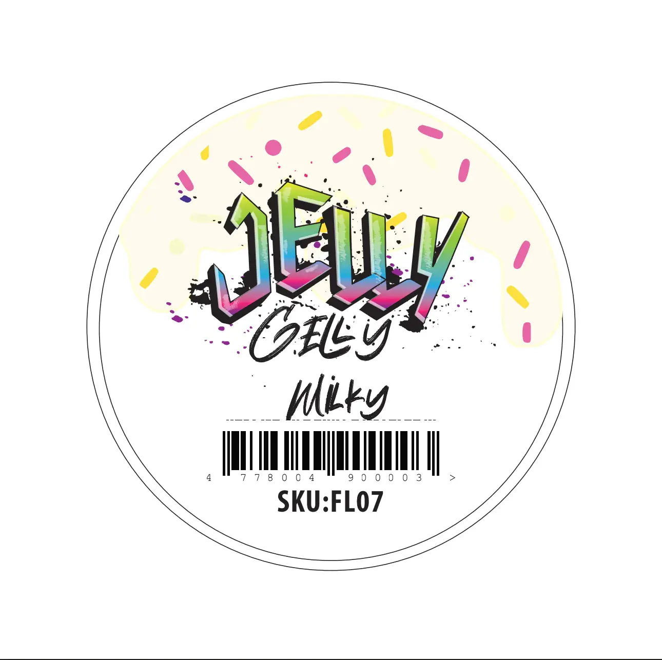 Jelly Gelly Fluffy Milky Gel 40 ml – self-leveling builder gel for nail modeling
