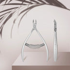 Professional Cuticle Nippers SMART 30 5 mm – designed for precise and safe cuticle trimming with ergonomic handles and corrosion-resistant high-alloy stainless steel.