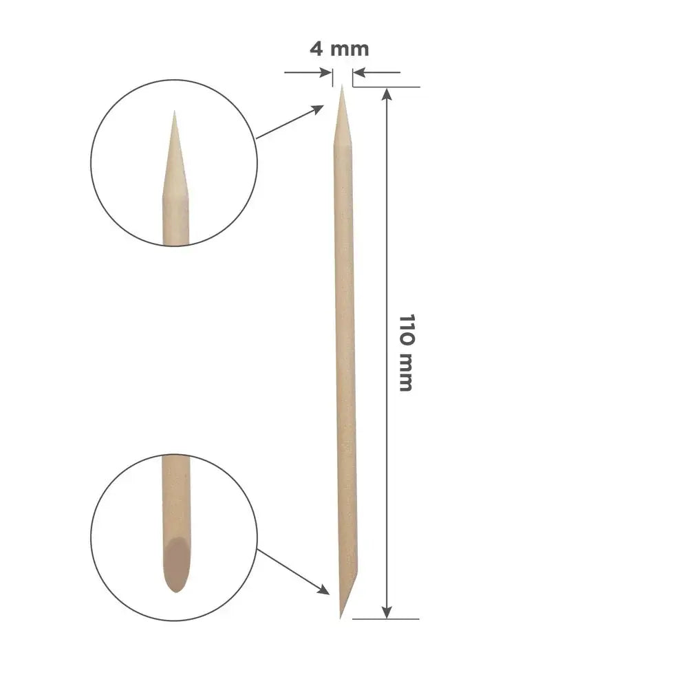 Orange Stick EXPERT 110mm
"Set of 100 disposable Orange Stick EXPERT wooden sticks for precise nail care, promoting hygiene and safety."