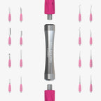 Combo UNIQ 10 Handle – lightweight, ergonomic, and customizable pusher handle for nail professionals.