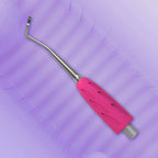 Left bent curette tip closeup for ingrown nail treatment