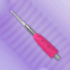 Combo UNIQ 38 Straight Toenail File – professional stainless steel toenail file with a blunt tip, designed for shaping and smoothing toenails during pedicures.