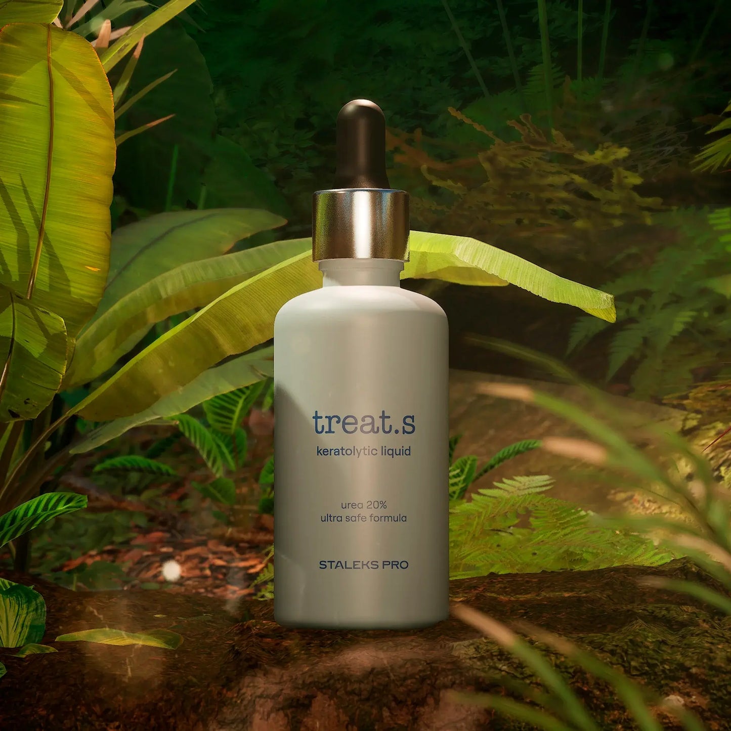Keratolytic Treatment – 50 ml with natural enzymes for gentle foot exfoliation.
