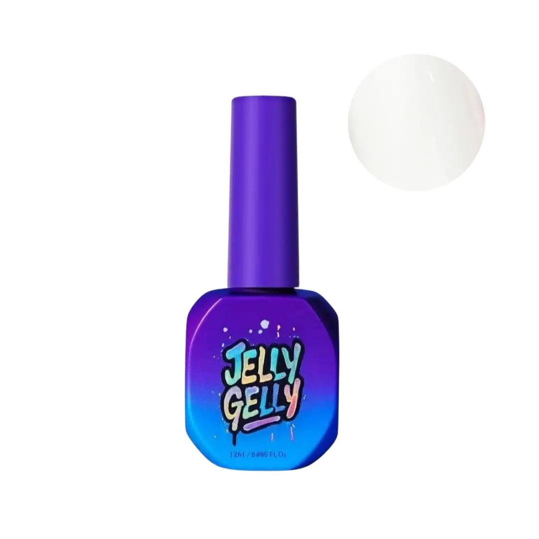 Jelly Gelly gel polish pure white 12ml bottle