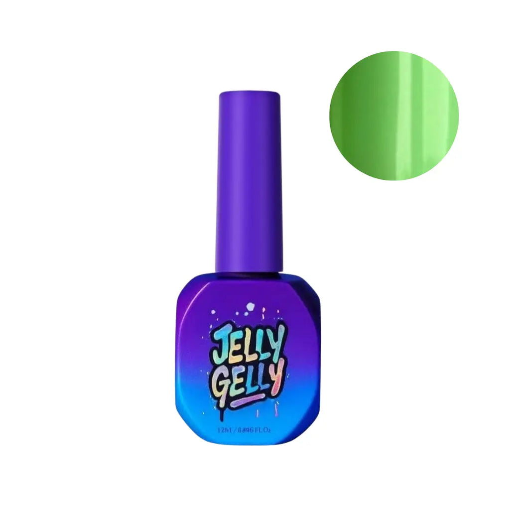 Jelly Gelly gel polish green pop 12ml bottle
