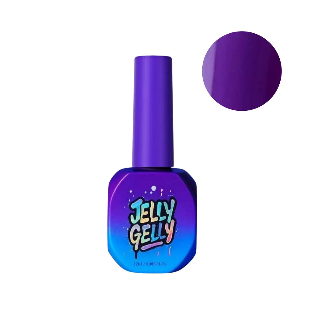 Jelly Gelly gel polish violet pulse 12ml bottle