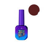 Jelly Gelly Gel Polish Royal Merlot 12ml bottle, HEMA-free deep merlot red gel polish