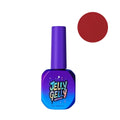 Jelly Gelly Gel Polish Red Obsession 12ml bottle, HEMA-free vivid deep red gel polish