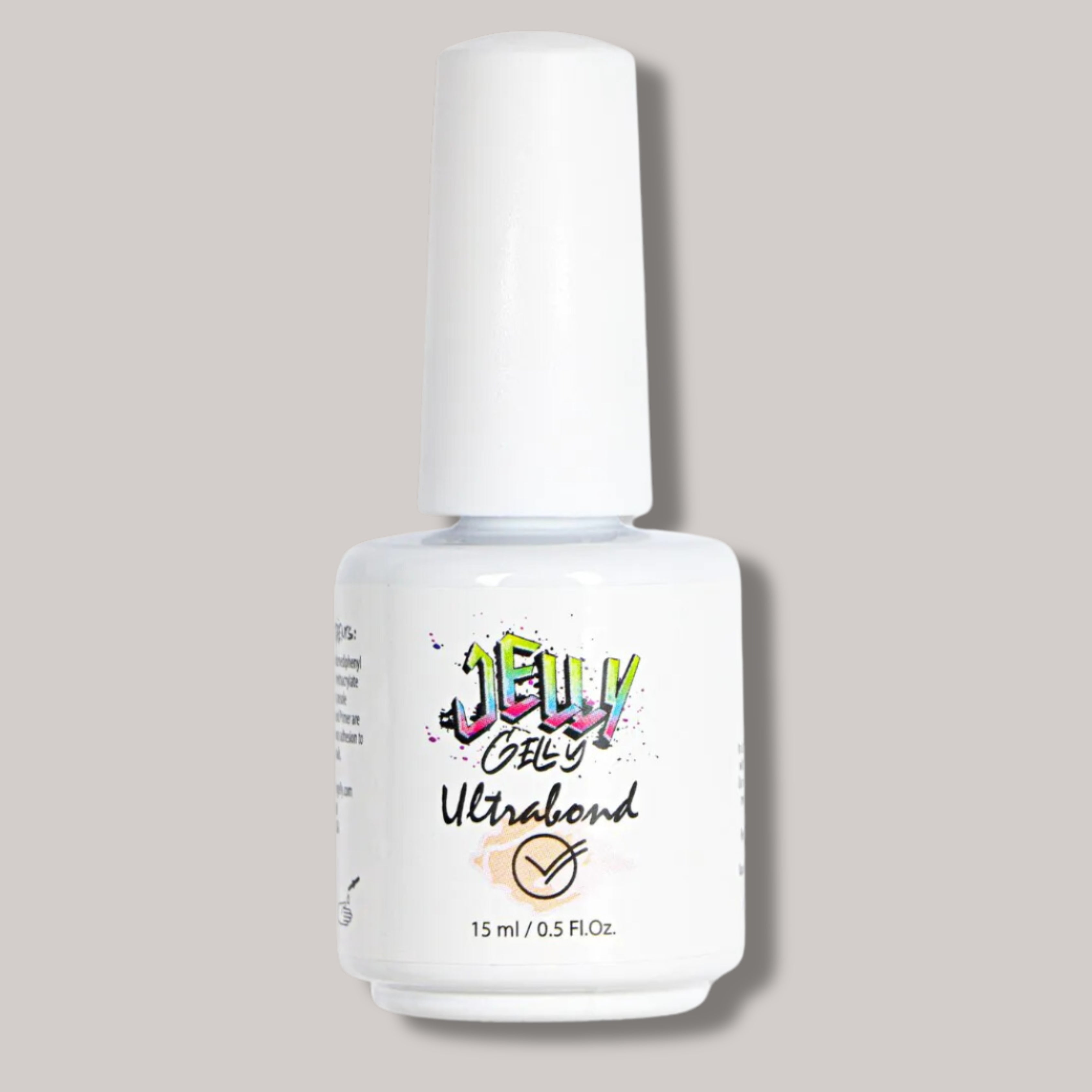 Jelly Gelly Ultrabond Primer Bottle
"Jelly Gelly Ultrabond Primer 15ml Bottle for Superior Gel Adhesion