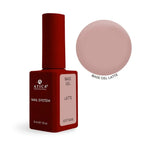 Atica Soft Base Latte 15ml bottle showing camouflage base gel