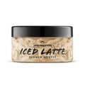 Iced Latte Vegan Shower Mousse – coffee-scented body wash with caramel and marzipan, gentle vegan skincare for daily cleansing