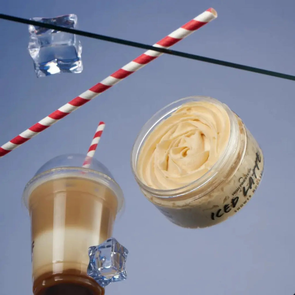 Shower Mousse Iced Latte Iced Coffee – Natural Vegan Shower Foam 200ml