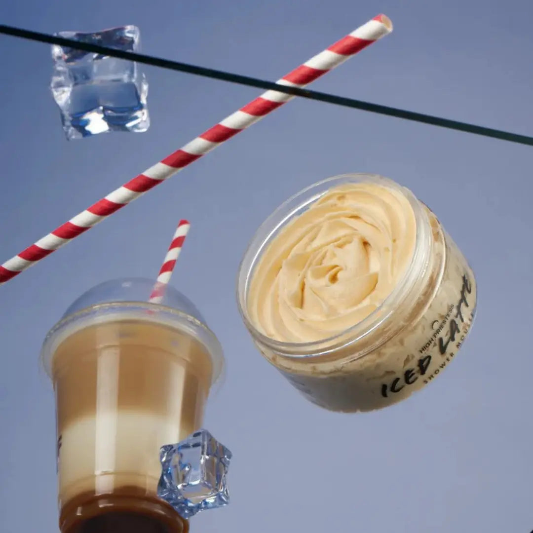 Shower Mousse Iced Latte Iced Coffee – Natural Vegan Shower Foam 200ml