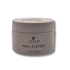 Atica Professional nail system jar on a white background