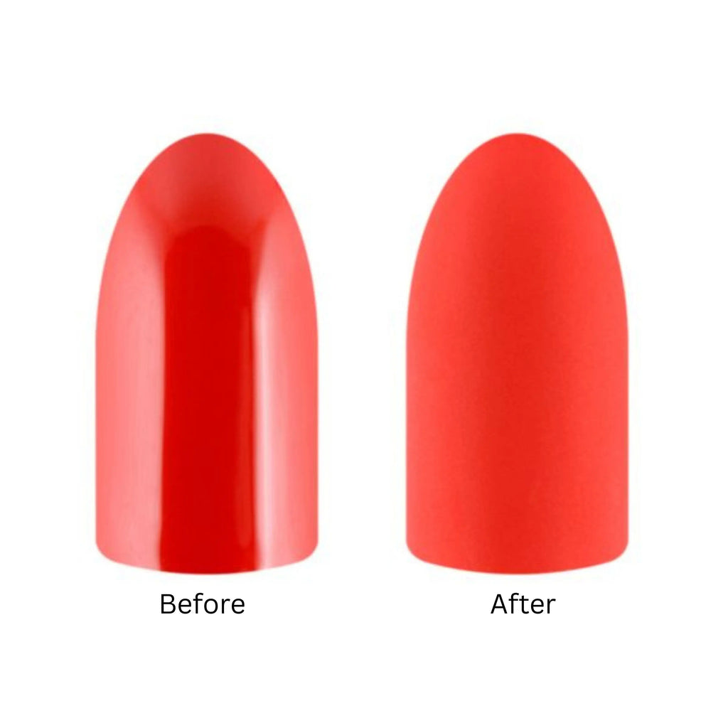 Matte Top Coat 15 ml – velvet effect no-wipe top coat for gel manicures