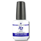 Matte Top Coat 15 ml – velvet effect no-wipe top coat for gel manicures
