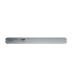 High-quality smooth polished stainless steel metal base for disposable nail files closeup