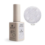 Atica Liquid Polygel MILANO 18 – White Silver Shimmer Polygel 15ml