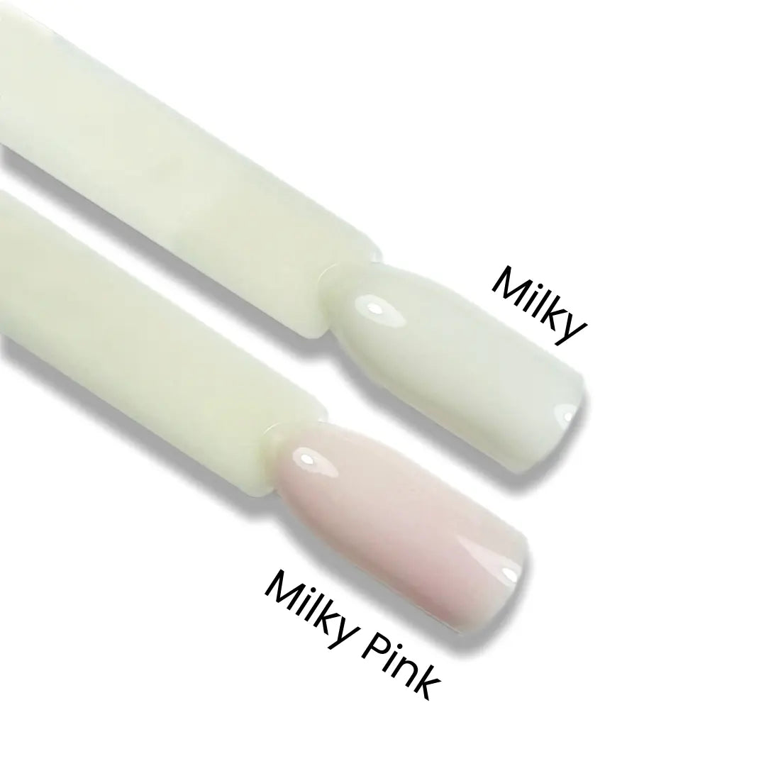 Jelly Gelly Top Coat – Milky 12ml bottle.