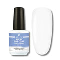 Non-Cleansing Top Coat Milky 15 ml – soft milky no-wipe top coat for glossy gel nails