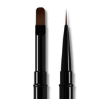 Staleks Double-Ended Brush EXPERT – Liner 10 mm / Gel 11 mm Professional Dual Nail Art Brush