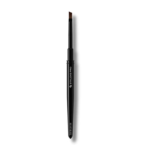 Staleks Angled Brush for Gel EXPERT – 6mm Width / 9mm Length Bevelled Professional Gel Application Brush