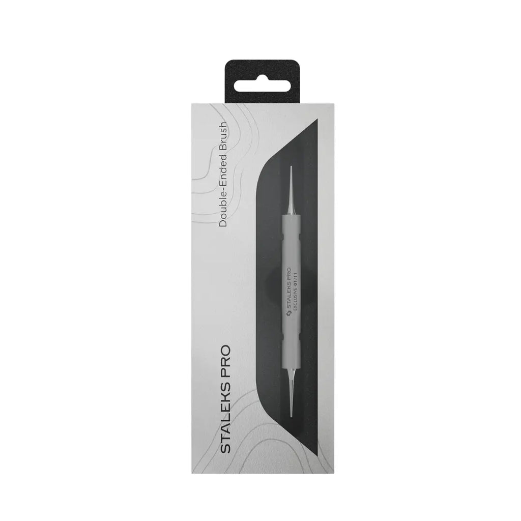 Staleks Pro double-ended brush packaging on a white background