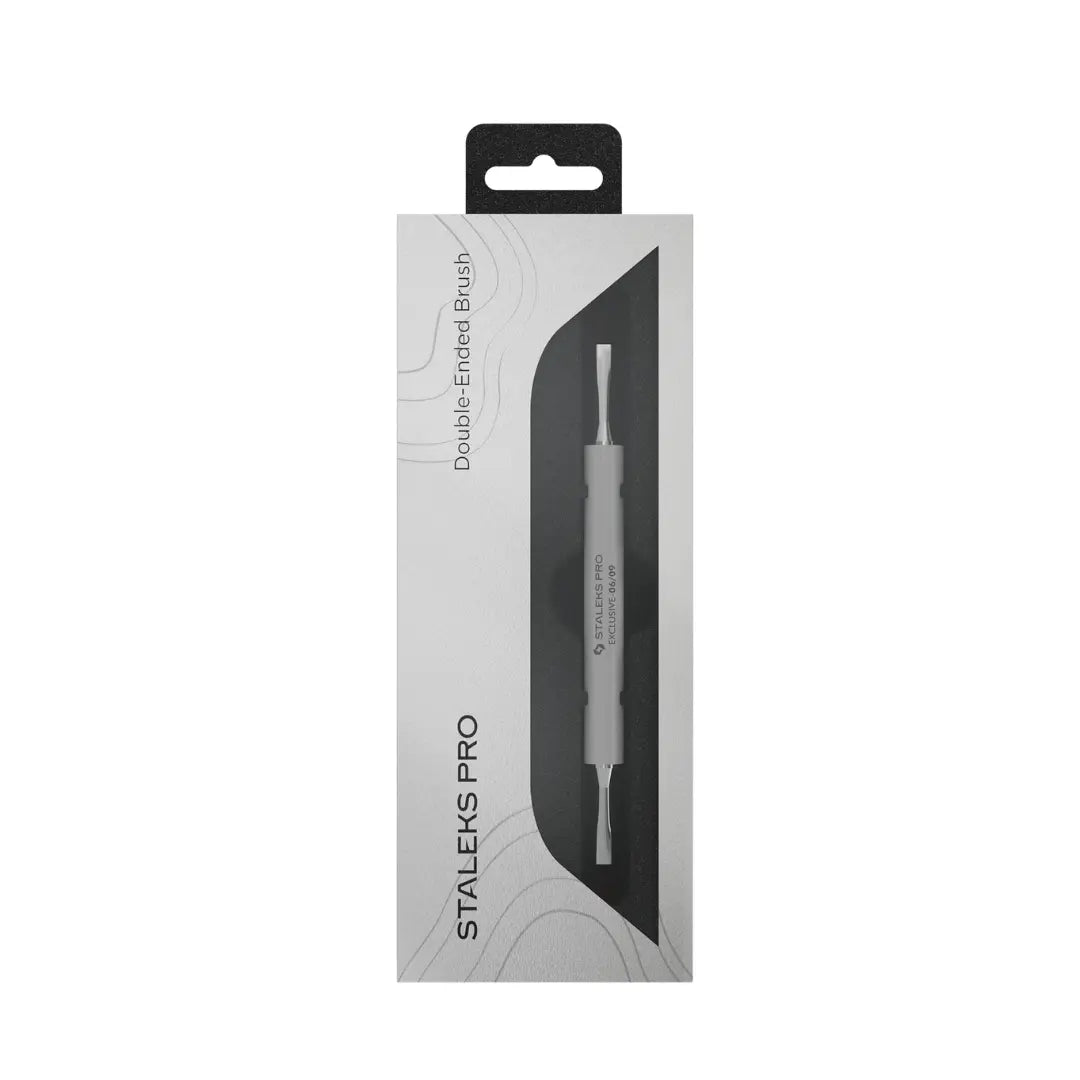 Staleks Pro double-ended brush packaging on a white background