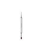 Staleks PRO Exclusive 06 11 Double Ended Gel Brush and Liner 12mm with white matte handle