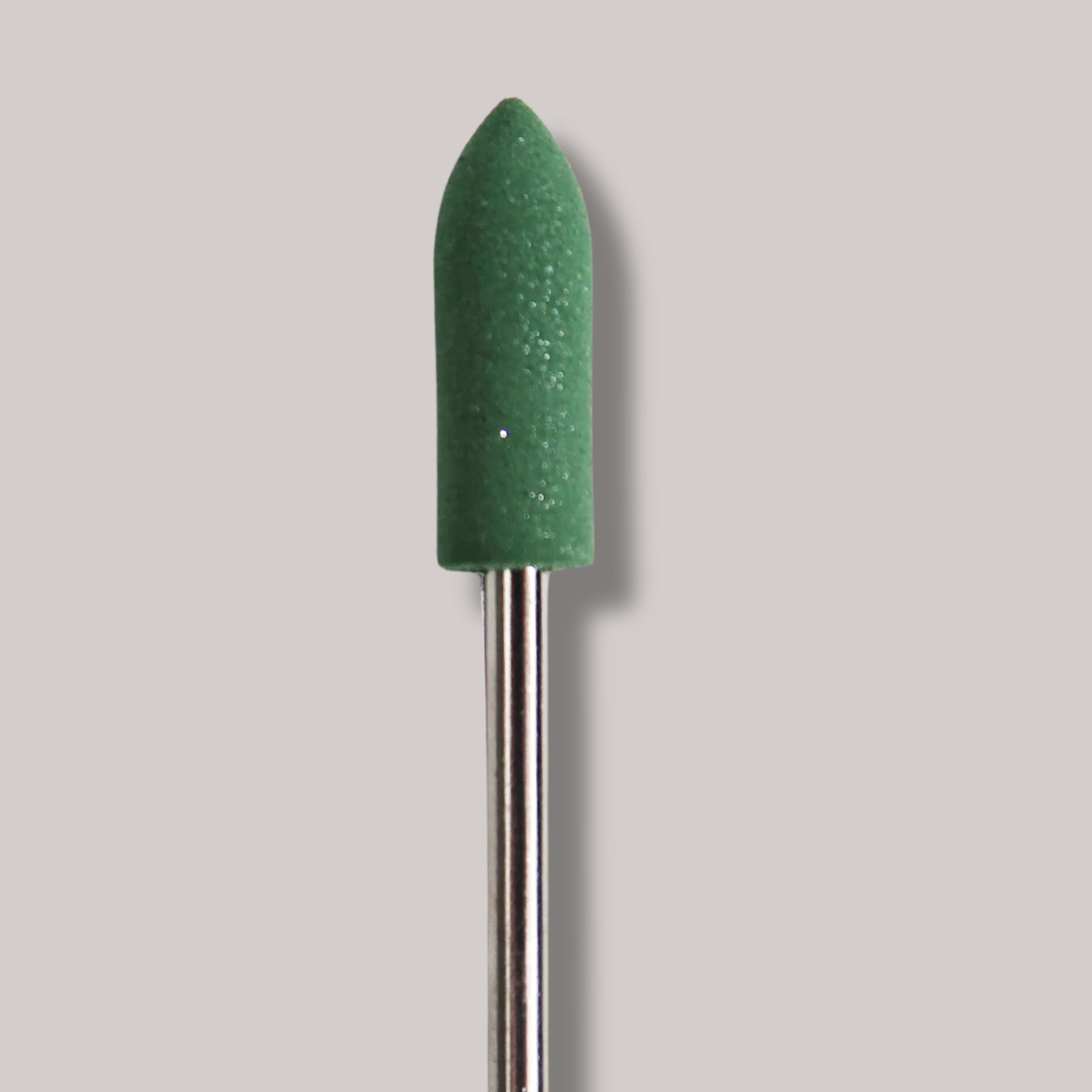 Nail Drill Bit With Silicone Polishing Tip