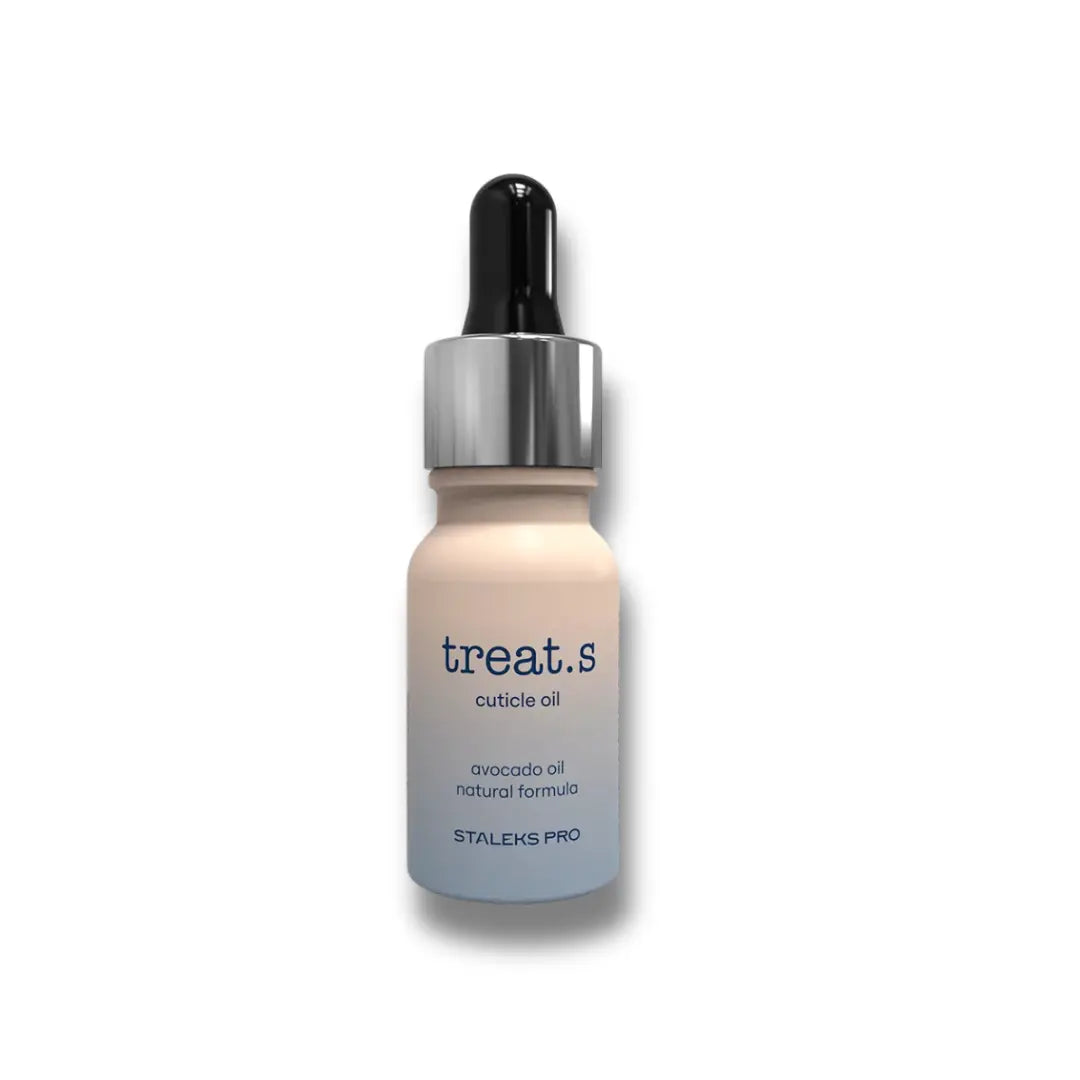 Treat.s nail and cuticle oil 10ml bottle with pipette, natural daily care