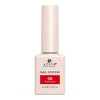 ATICA One Touch 08 Gel Polish 8ml bottle, vibrant coral pink gel polish for summer nail designs