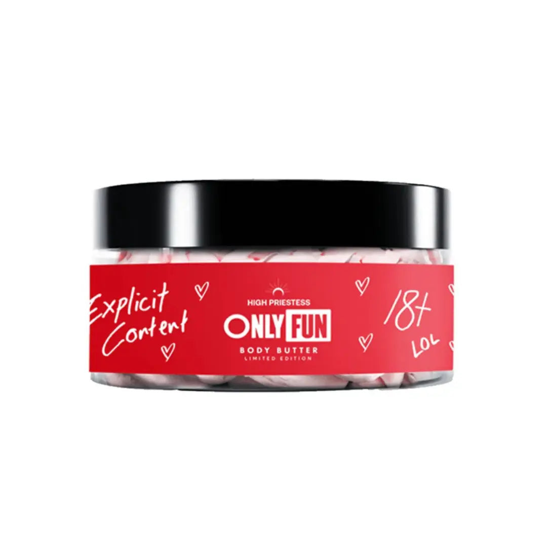 Vegan Body Butter – Only Fun (Strawberry Cocktail) 150ml – fruity hydration for soft, radiant skin