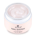 Jar of Atica Professional Nail System on a white background